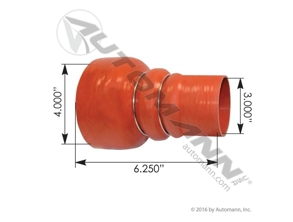 CAC Connector Reducer Hot Side 4&quot;-3&quot; Kenworth / 561.59825