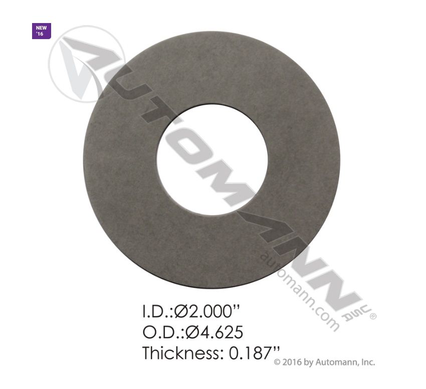 Clutch Brake Washer 2in / 755.CBW187 / 125C41-187