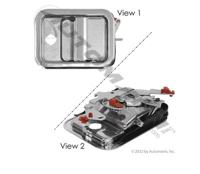 Exterior Door Handle RH Freightliner / HLK1058 / A1828165001, A1835381001, A1868366001