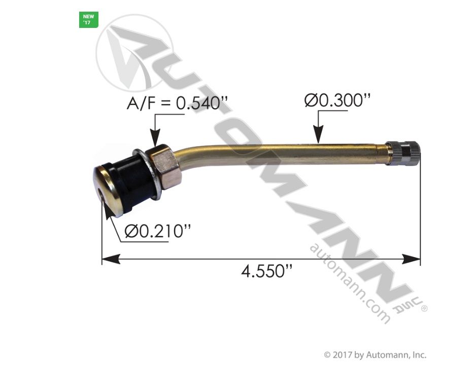 Valve Stem 4.550in Angled / TR573F