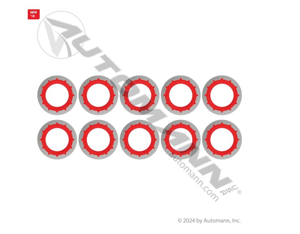 AC Stat Seal Gasket No 8 Red 10pk  / 830.52308R-10 / 0131, 16-4267, 2313202000, ABPN83312368