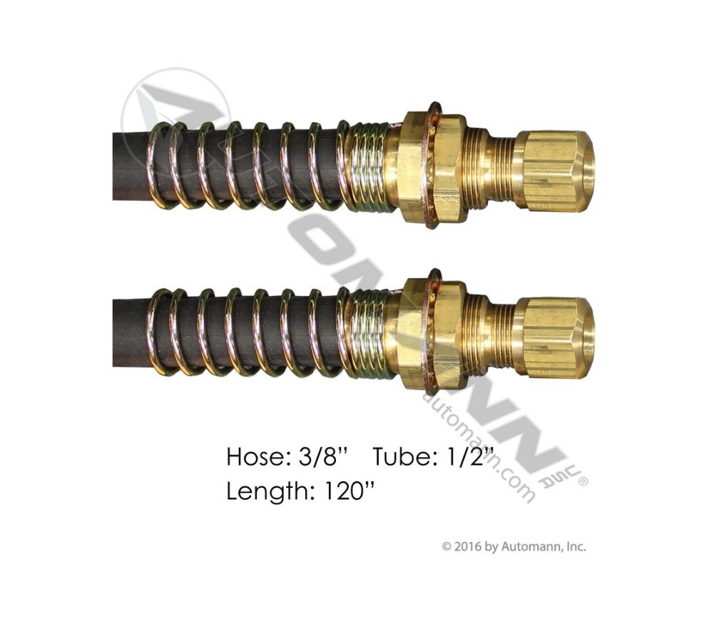 Slider Hose Assy 3/8in 1/2in X 120in  / 177.768120