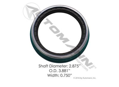 Wheel Seal - SKF 28758 / 181.CR28758 - National P/N 370150A  441260C91 / 469844C1 /  594965C1