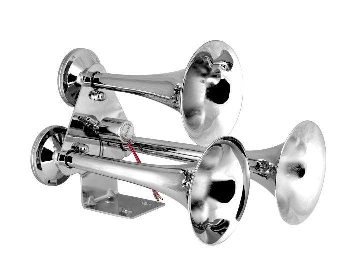 AIR HORN TRAIN TRIPLE  G2 CHROME PLATE / 309-501