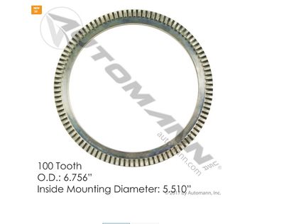 ABS Tone Ring for Wheel Hub / 150.ABS1053 / 00100925, 51053
