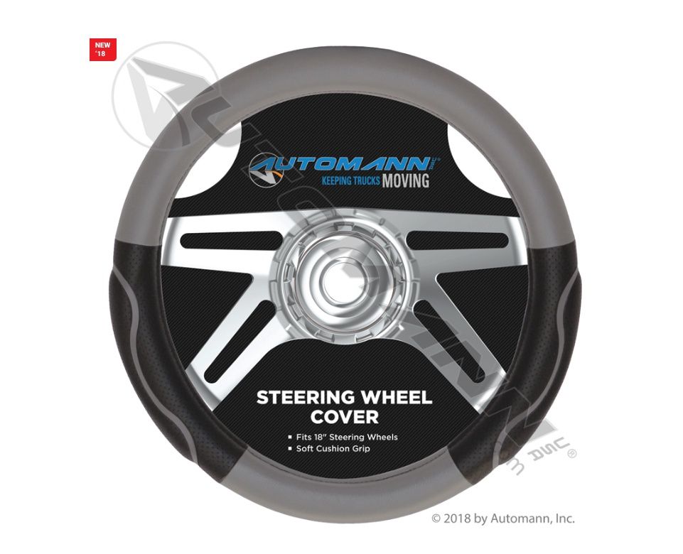 Steering Wheel Cover Black / Grey / 562.99007SWC