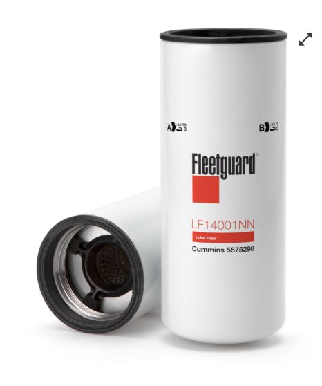 Oil Filter  Fleetguard LF14001NN / Donalson DBL7900 - / for International, Peterbilt /