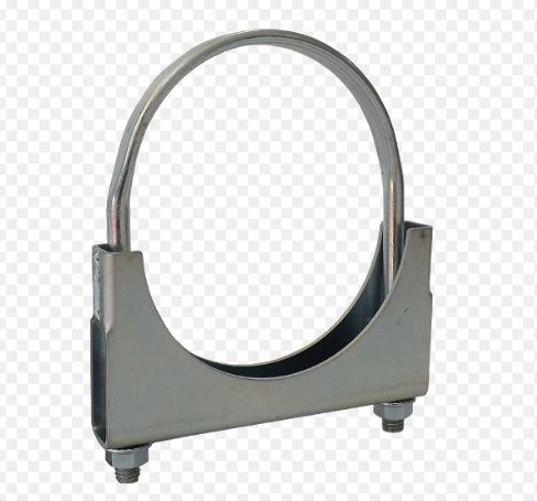 4" U Clamp Zinc Flat Band / 310-1002-4Z