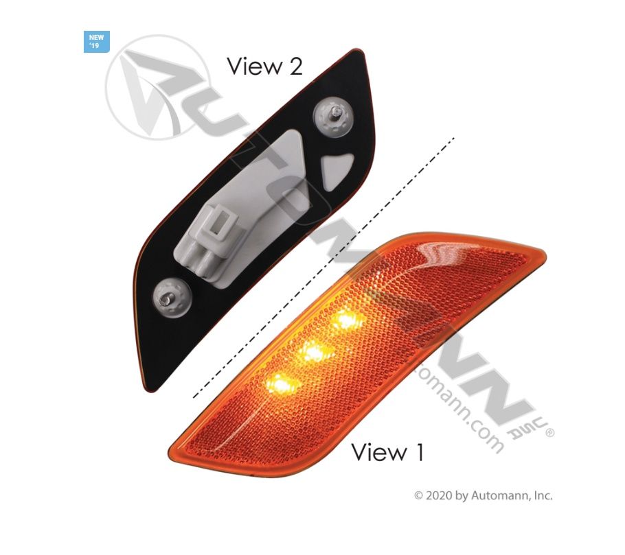 Turn Signal Lamp LH Peterbilt 67,579 &amp; 581 Amber Lens/ 564.75079L / P541212100, P546147