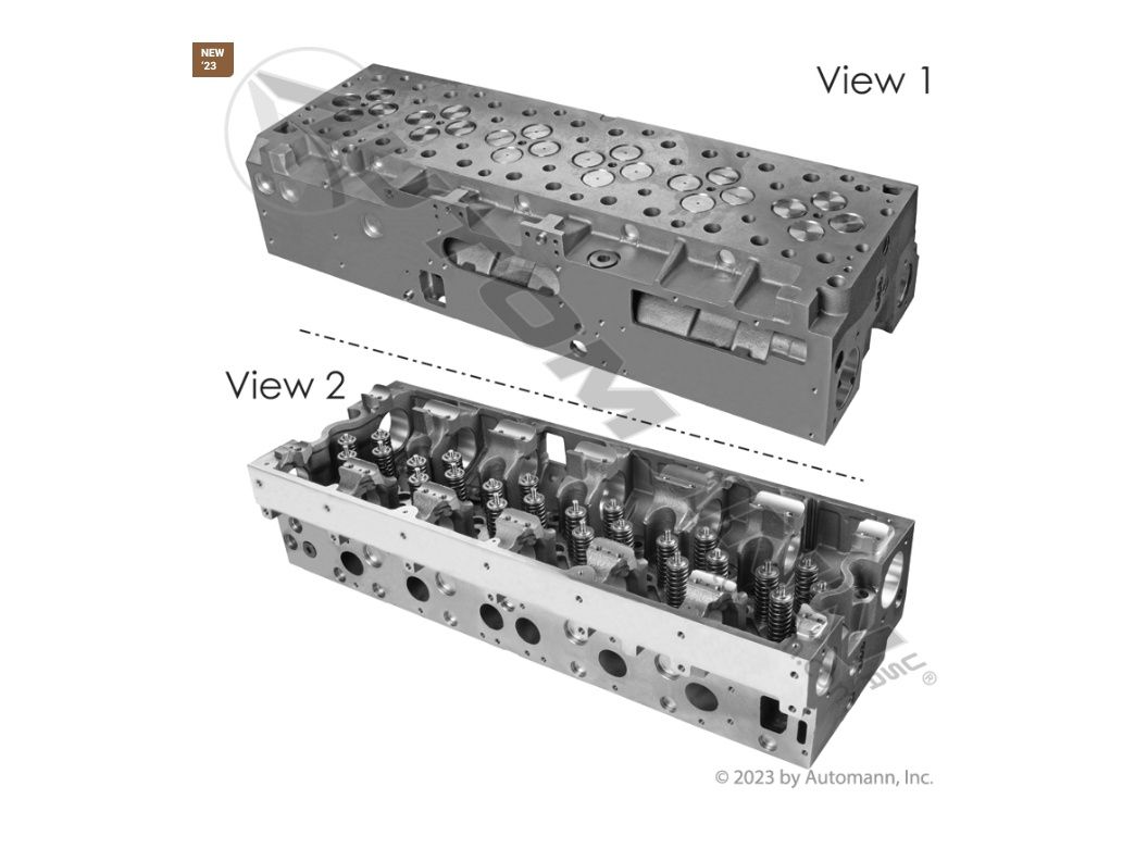 Cylinder Head Cummins ISX 15.0L DOHC / 840.CH902732 / 4962732, 5413782, 5658283