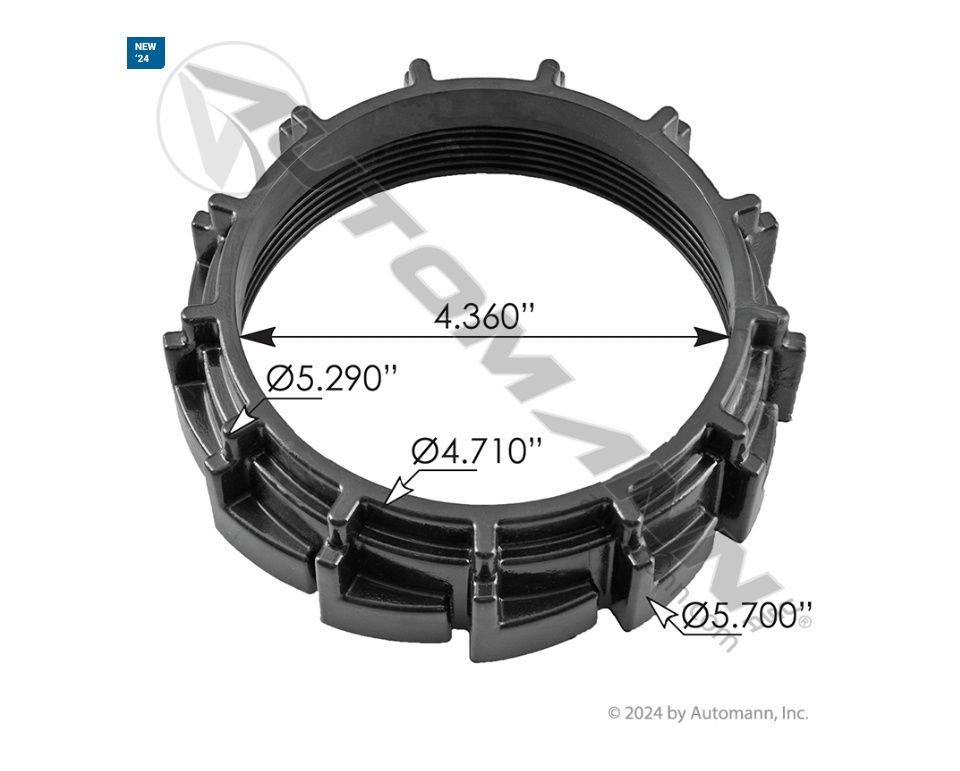 Fuel Water Separator Collar Lock Davco / 572.243013CL /   240002SDAV