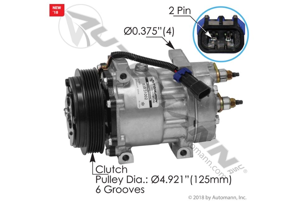 Air Conditioning Compressor 7H15 Type P/N1401349/830.31002/ 5347, 03-0801, 3547916C1, 1406004, 4815