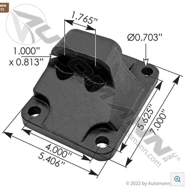 Engine Bracket LH Detroit Series 60 - P/N M238400