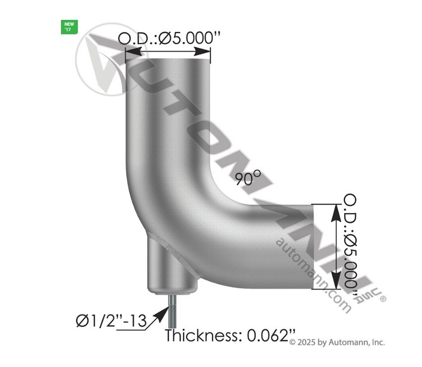 Exhaust Elbow Freightliner Century - P/N FL17476A