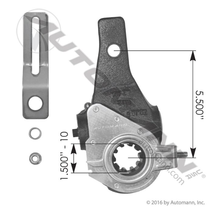 Haldex Type Slack Adjuster 5.5in / E10892/ M807002 /  40010155