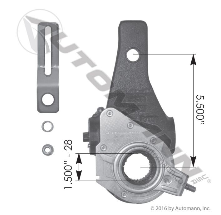 Haldex Type Slack Adjuster 5.5in - P/N 135.2834