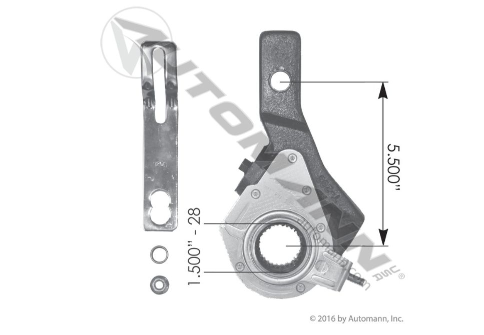 Haldex Type Slack Adjuster 5.5in  / 40910650 / 40010154/ E-6926 / R806004A