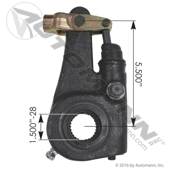 Meritor Type Slack Adjuster 5.5in / R802446 / R803048 / E-11417 / E-11417A