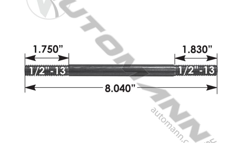 Air Spring Stud Peterbilt / 2701746 / 16537AA - P/N MPB7546