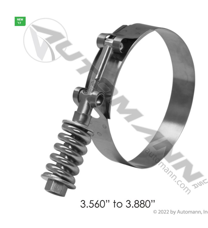 HD T-Bolt Clamp 3.56in to 3.88in / B9224-0356/  022584