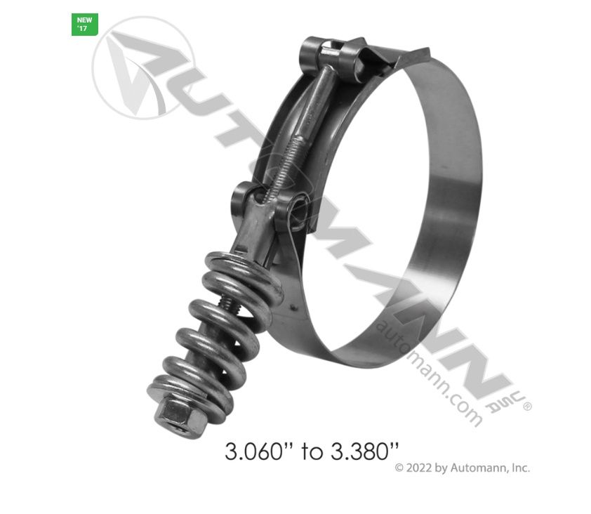 HD T-Bolt Clamp 3.06in to 3.38in / B9224-0306 / 022582