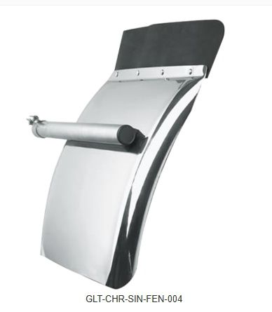 QUATER FENDER  COMPLETE WITH ROUND SUPPORT TUBE SET 2 PCS /  310-744S