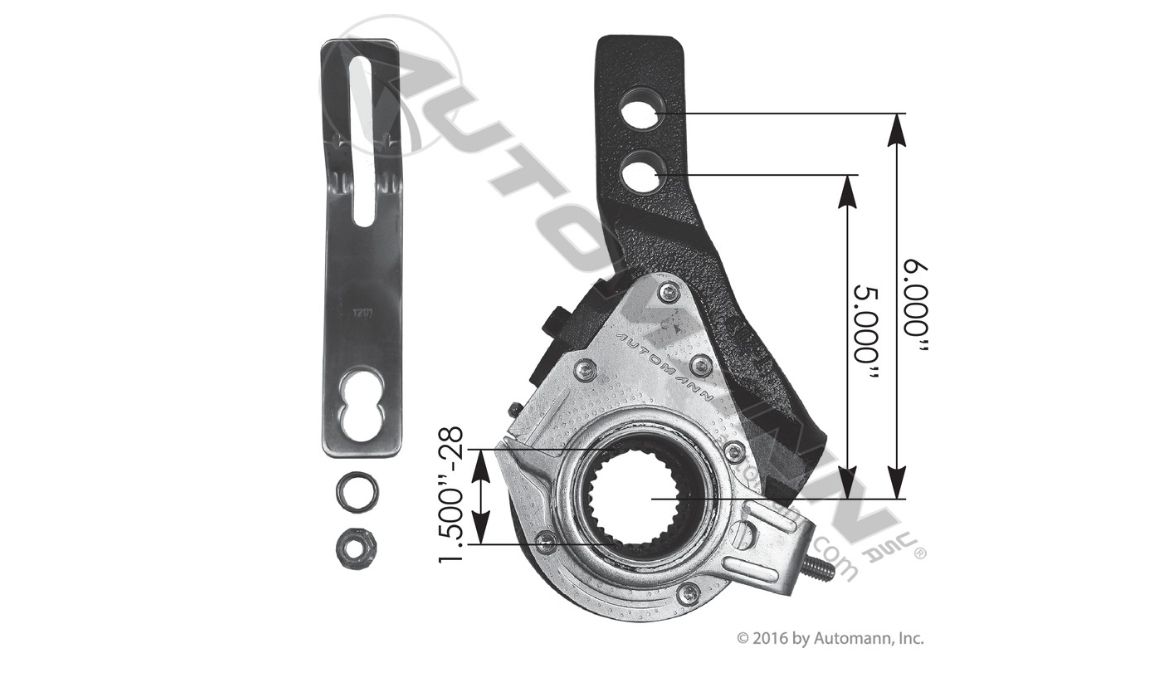 Haldex Type Slack Adjuster 5in-6in / 135.2830 /  E6925B, M807024, 40010140