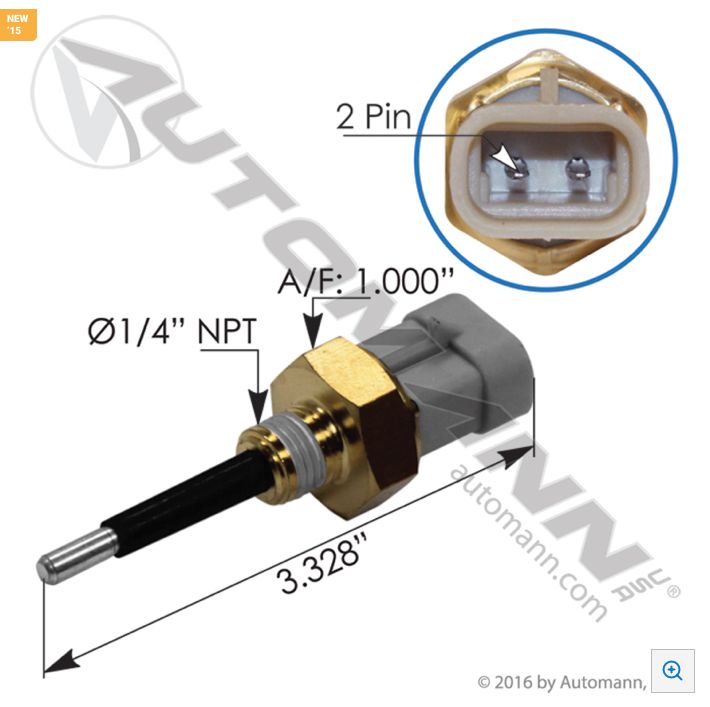 Coolant Level Sensor Detroit Diesel - AUTOMANN - P/N 577.23503