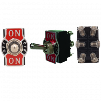 TOGGLE SWITCH 20A 12V  ON-OFF-ON - KTC - P/N 251-028
