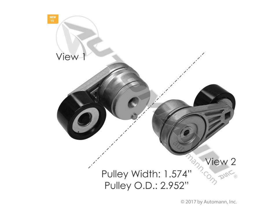 Continental Elite Tensioner Assembly Freightliner, Sterling, Western Star / 816.49520