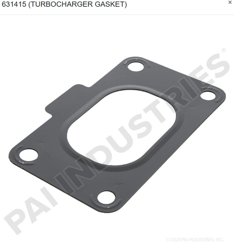 TURBOCHARGER GASKET /  631415