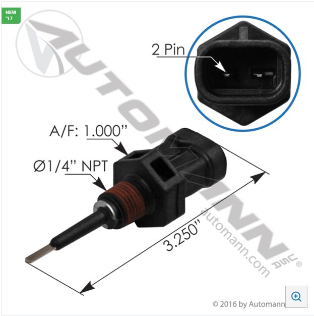 Coolant Level Sensor IHC -AUTOMANN - P/N 577.55615