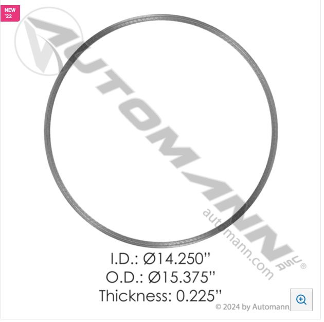 DPF Gasket Cummins - AUTOMANN - P/N 562.U851538
