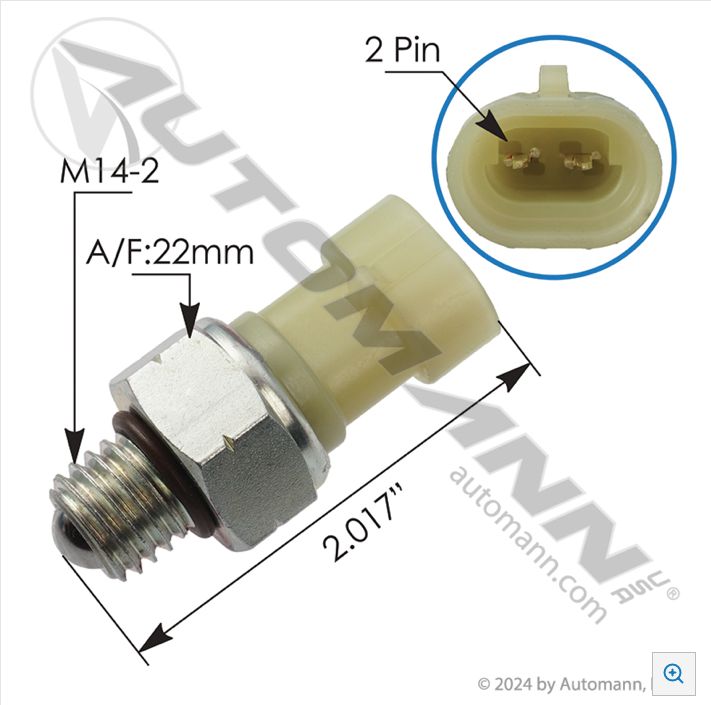 Back-Up Light Switch - AUTOMANN. - P/N 577.99552