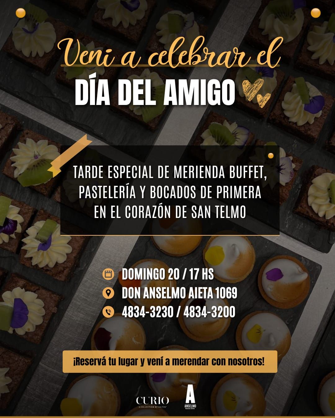 DIA DEL AMIGO - MERIENDA BUFFET
