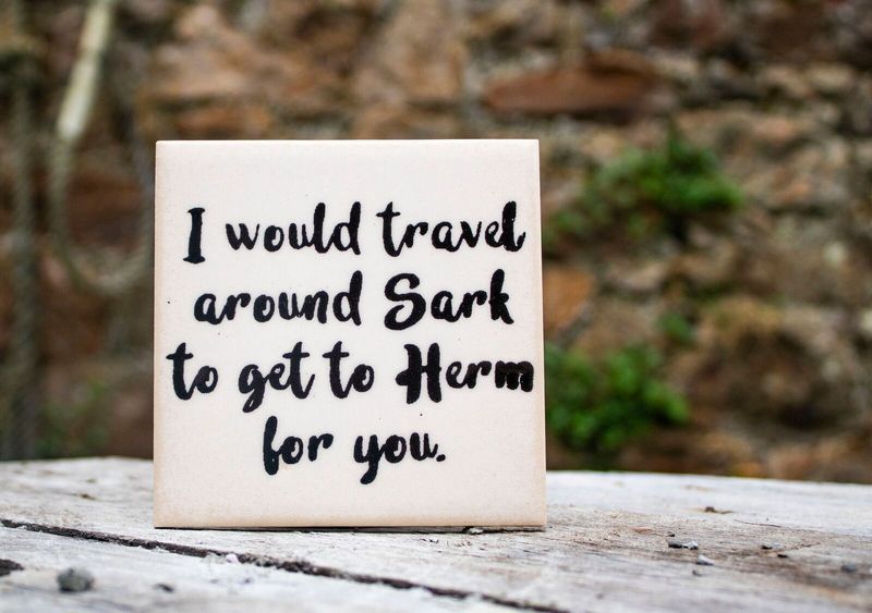 My Guernsey Coasters by Iris &amp; Dora