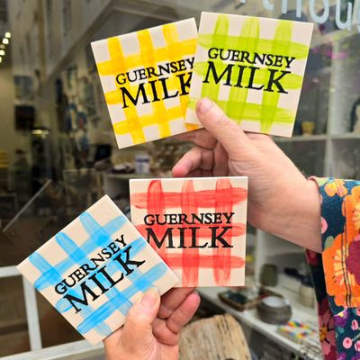 Guernsey Milk Coasters
