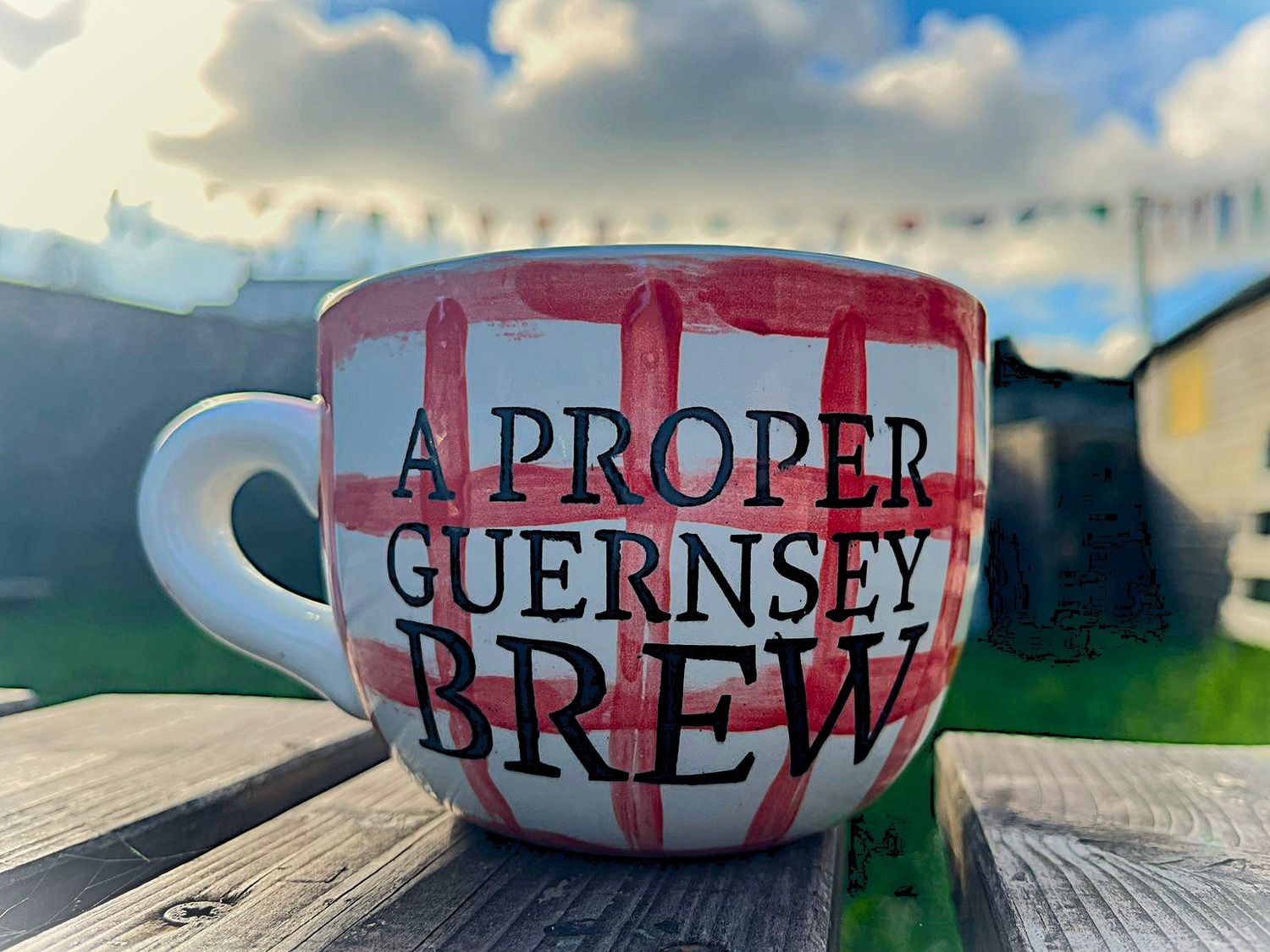 A Proper Guernsey Brew by Iris &amp; Dora, Colour: Red