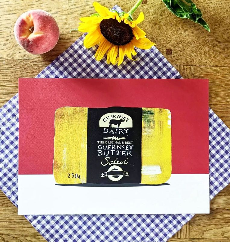 Guernsey Butter Print by Ellie Atkinson