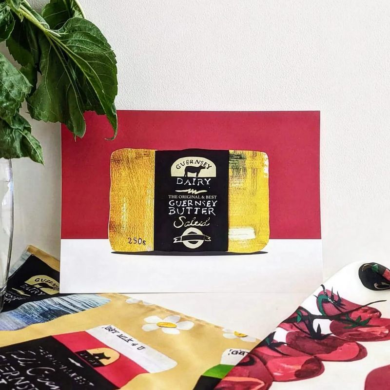 Guernsey Butter Print by Ellie Atkinson