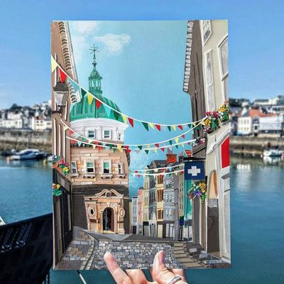 High Street Print by Ellie Atkinson