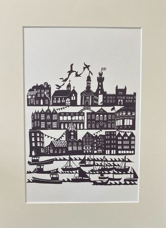 Mounted Small Prints by Iris &amp; Dora
