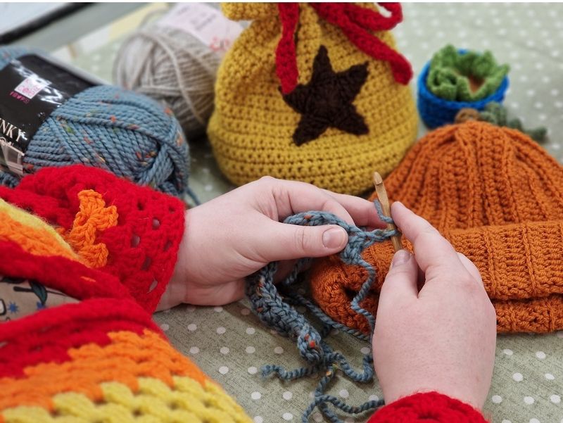 Modern Crochet for Beginners. 4 week course starting Tuesday 3rd June 2025- £65