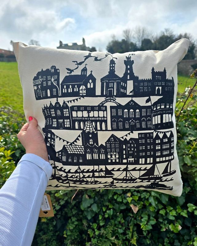 My Guernsey Cushion by Iris &amp; Dora