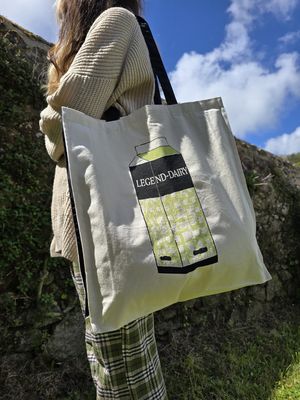 Legend-Dairy Milk Canvas Tote Bag by Iris &amp; Dora