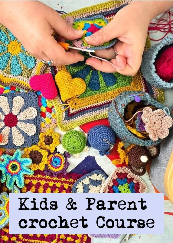 Kids &amp; Parent Crochet Class - 3 week course starting 17th June 2025 - £50