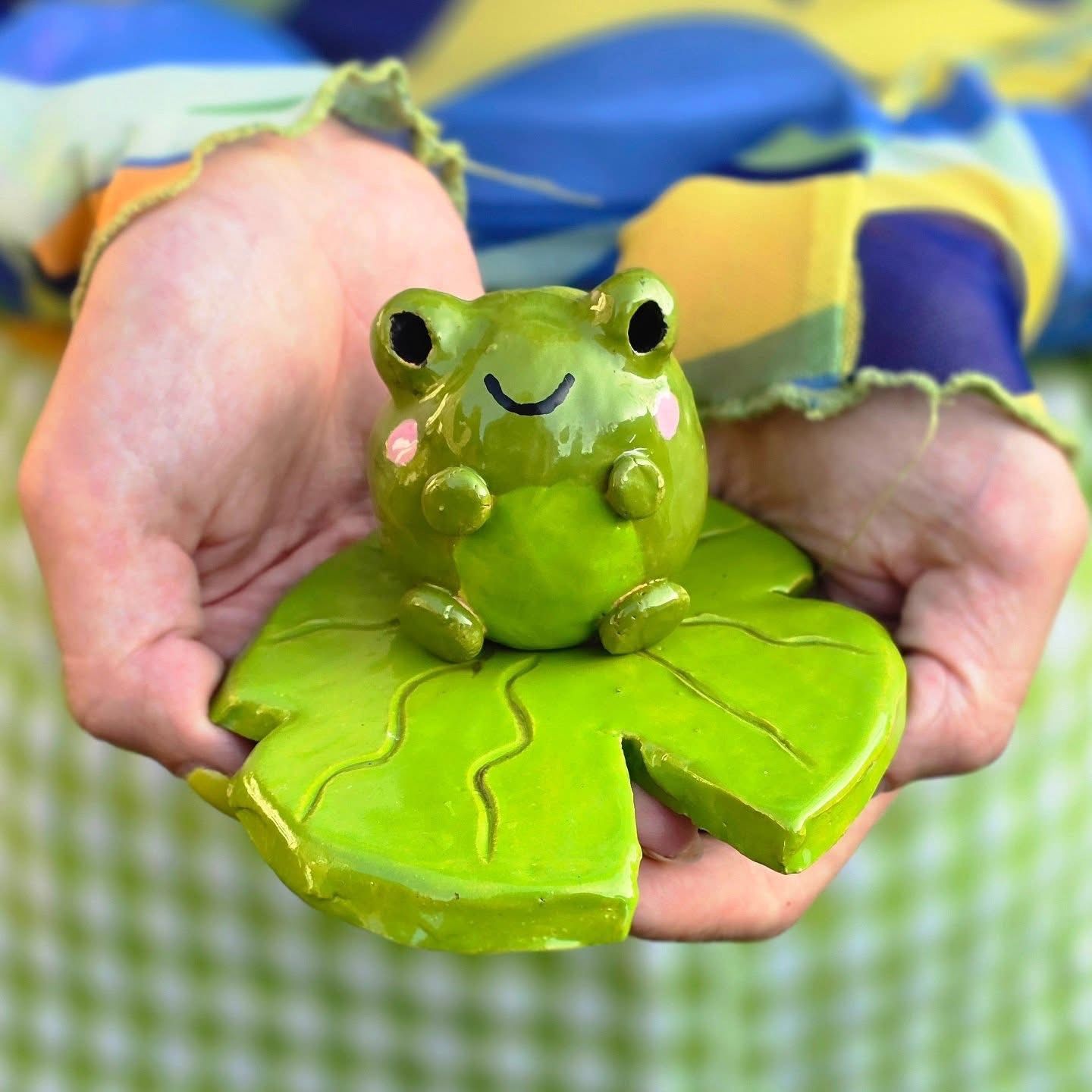 Craft With Clay - Fabulous Frog on a Lily Pad - 15th August 2025 10.30am