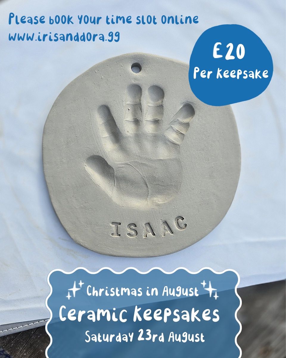 Ceramic Keepsake Decoration -  Saturday 23rd August