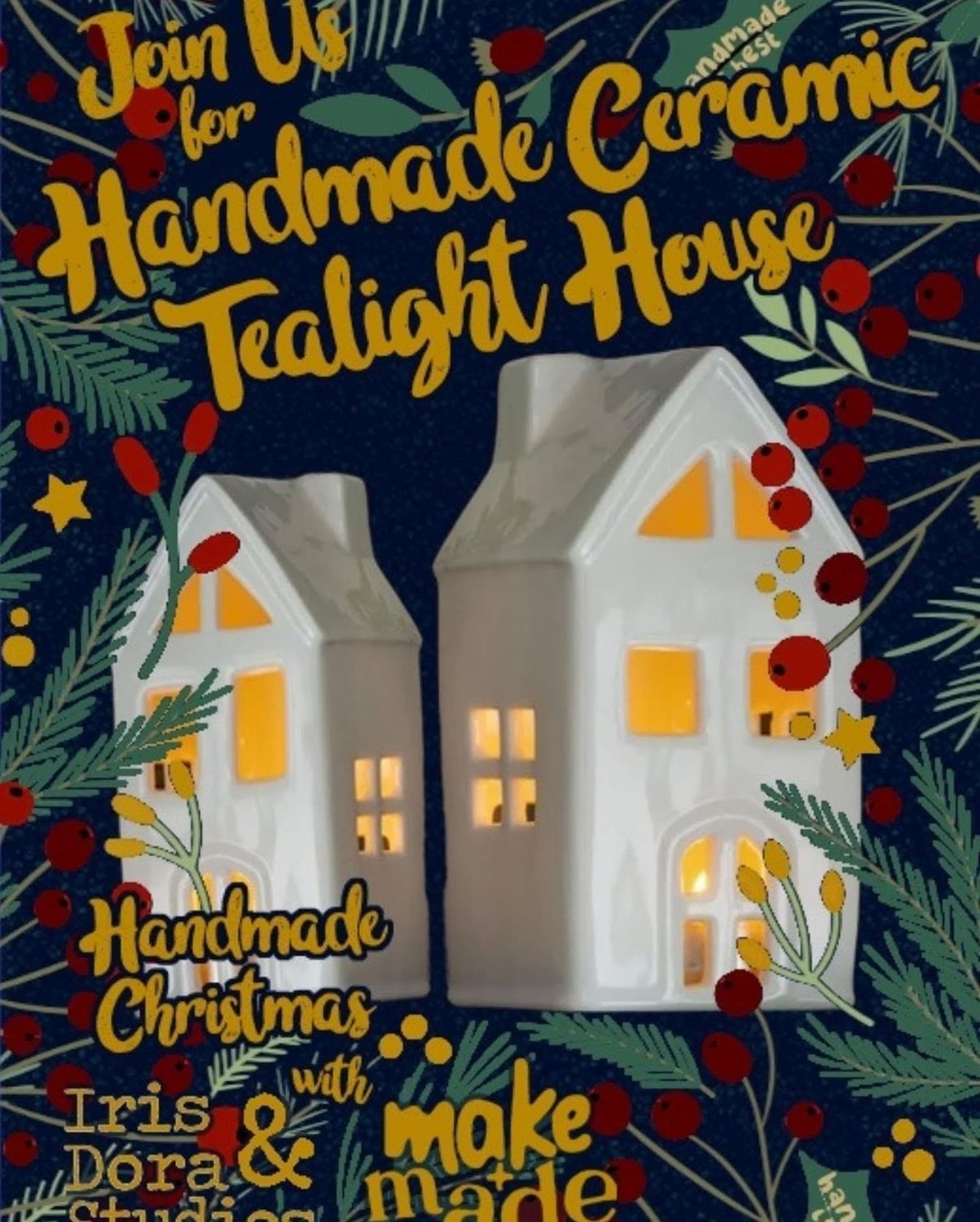 Make Your Own Ceramic House Tealight