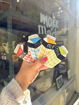 Ceramic Fridge Magnet by Iris & Dora